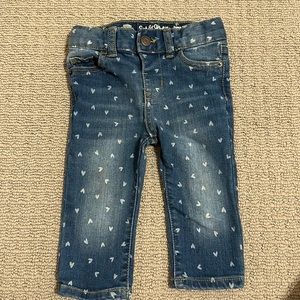 Cat & Jack Infant Heart Jeggings